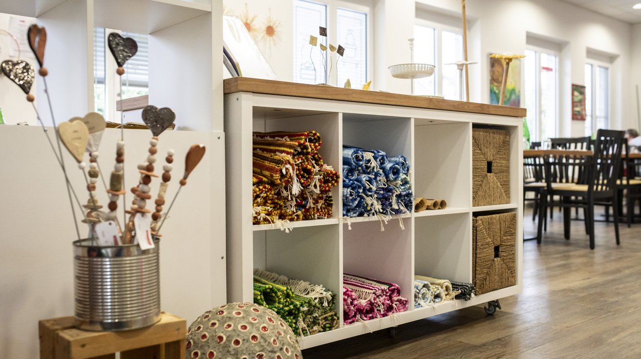 Ladencafe_Jugend-am-Werk-Steiermark Innenansicht des Ladencafé.